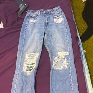 American Eagle highest rise 90s flare jeans